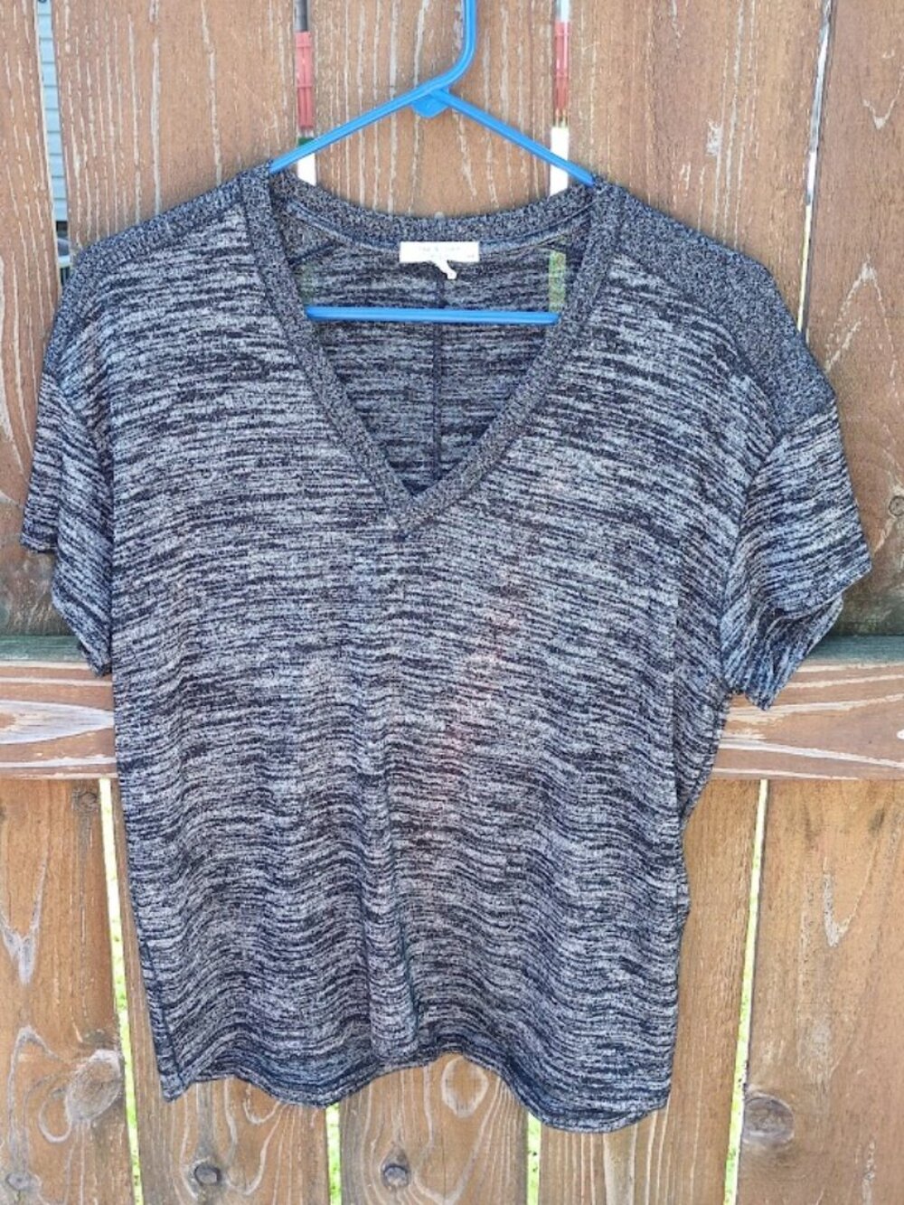 Rag & Bone Marled Short Sleeve Top Sz. S